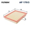 FILTRON AP1703 Hava Filtresi 17801 0T040 uygun fiyat hızlı kargo