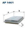 FILTRON AP1441 Hava Filtresi 17801 0H010 uygun fiyat hızlı kargo