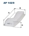 FILTRON AP 142 9 Hava Filtresi 17801 70050 uygun fiyat hızlı kargo