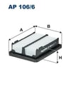 FILTRON AP1066 Hava Filtresi 17220 5R0 008 uygun fiyat hızlı kargo