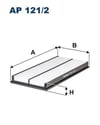 FILTRON AP 121 2 Hava Filtresi 16546 AA070 uygun fiyat hızlı kargo