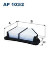 FILTRON AP 103 2 Hava Filtresi 17220 RSJ E00 uygun fiyat hızlı kargo