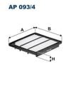 FILTRON AP 093 4 Hava Filtresi 68091843AA uygun fiyat hızlı kargo