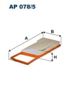 FILTRON AP 078 5 Hava Filtresi 52000306 uygun fiyat hızlı kargo