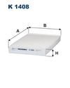 FILTRON K1408 Polen Filtresi 9815106580 uygun fiyat hızlı kargo