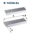 FILTRON K 1433A 2x Polen Filtresi 9833351080 uygun fiyat hızlı kargo