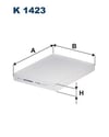 FILTRON K 1423 Polen Filtresi 97133F2100 uygun fiyat hızlı kargo