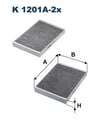 FILTRON K 1201A 2x Polen Filtresi 2218300018 uygun fiyat hızlı kargo