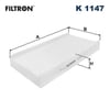 FILTRON K 1147 Polen Filtresi 1936 7905 uygun fiyat hızlı kargo