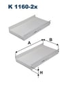 FILTRON K 1160 2x Polen Filtresi 64316913505 uygun fiyat hızlı kargo