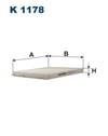 FILTRON K 1178 Polen Filtresi 95528636 uygun fiyat hızlı kargo