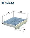 FILTRON K 1273A Polen Filtresi 7803A028 uygun fiyat hızlı kargo