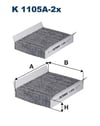 FILTRON K 1105A 2x Polen Filtresi 46799653 uygun fiyat hızlı kargo