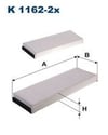 FILTRON K 1162 2x Polen Filtresi 4F0898438 uygun fiyat hızlı kargo