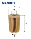 FILTRON OE 685 6 Yağ Filtresi 04152 38020 uygun fiyat hızlı kargo