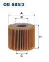 FILTRON OE6853 Yağ Filtresi 04152 40060 uygun fiyat hızlı kargo