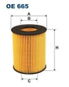 FILTRON OE 665 Yağ Filtresi 1124160 uygun fiyat hızlı kargo