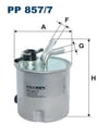 FILTRON PP 857 7 Yakıt Filtresi 16400 EC00B uygun fiyat hızlı kargo