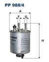 FILTRON PP 988 4 Yakıt Filtresi 164001137R uygun fiyat hızlı kargo