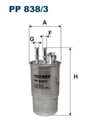 FILTRON PP 838 3 Yakıt Filtresi 1116546 uygun fiyat hızlı kargo