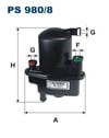 FILTRON PS 980 8 Yakıt Filtresi 164000890R uygun fiyat hızlı kargo