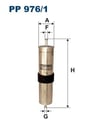 FILTRON PP9761 Yakıt Filtresi 13327787477 uygun fiyat hızlı kargo