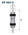 FILTRON PP 991 3 Yakıt Filtresi 8T0127401A uygun fiyat hızlı kargo