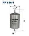 FILTRON PP 836 1 Yakıt Filtresi 1J0201511A uygun fiyat hızlı kargo