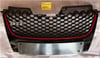 GKL 294273 Ön Panjur Parlak Siyah Kırmızı Çizgili Gtı Yazılı Modıfıye Golf5 Gtı 2004 2009 1K0853651E VW8 1K0807285B uygun fiyat hızlı kargo