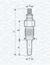 MAGNETI MARELLI 060900030606 Isıtma Bujisi Kızdırma Bujisi N10213002 uygun fiyat hızlı kargo