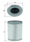 MAHLE LX 2790 Hava Filtresi 55183562 uygun fiyat hızlı kargo