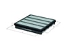 MAHLE LX 2750 Hava Filtresi 17801 0S010 uygun fiyat hızlı kargo