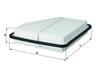 MAHLE LX 2681 Hava Filtresi 178010H070 uygun fiyat hızlı kargo