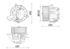 MAHLE AB 325 000P Kalorifer Fan Motoru 2Q1820021 uygun fiyat hızlı kargo