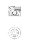 MAHLE 028 PI 00129 000 Piston Segman 03L107065AD uygun fiyat hızlı kargo