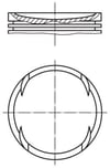 MAHLE 030 89 00 Piston Segman 036107065AT uygun fiyat hızlı kargo