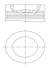 MAHLE 028 PI 00155 000 Piston Segman 04L107065AF uygun fiyat hızlı kargo