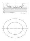 MAHLE 028 PI 00155 002 Piston Segman 04L107081AT uygun fiyat hızlı kargo