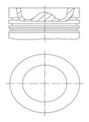 MAHLE 011 PI 00109 000 Piston Segman 25182669 uygun fiyat hızlı kargo