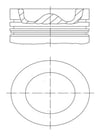 MAHLE 028 PI 00152 000 Piston Segman 04B107065E uygun fiyat hızlı kargo