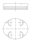 MAHLE 083 12 02 Piston Segman 11251708958 uygun fiyat hızlı kargo