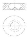 MAHLE 081 PI 00123 000 Piston Segman 11258519401 uygun fiyat hızlı kargo