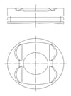 MAHLE 001 14 01 Piston Segman 1120301317 uygun fiyat hızlı kargo