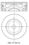 MAHLE 039 PI 00113 002 Piston Segman XXX uygun fiyat hızlı kargo