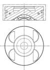 MAHLE 001 PI 00105 000 Piston Segman 6460300417 uygun fiyat hızlı kargo