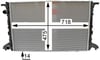 MAHLE CR 2176 000P Su Radyatörü 8W0121251K uygun fiyat hızlı kargo