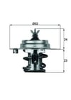 MAHLE TX 7 88D S Termostat 1757074000 uygun fiyat hızlı kargo