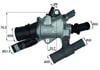 MAHLE TI 166 88 Termostat 0000046551367 uygun fiyat hızlı kargo