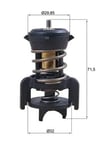 MAHLE TX 251 94D Termostat 04L121026P uygun fiyat hızlı kargo
