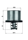 MAHLE THD 1 79 Termostat 0295024 uygun fiyat hızlı kargo